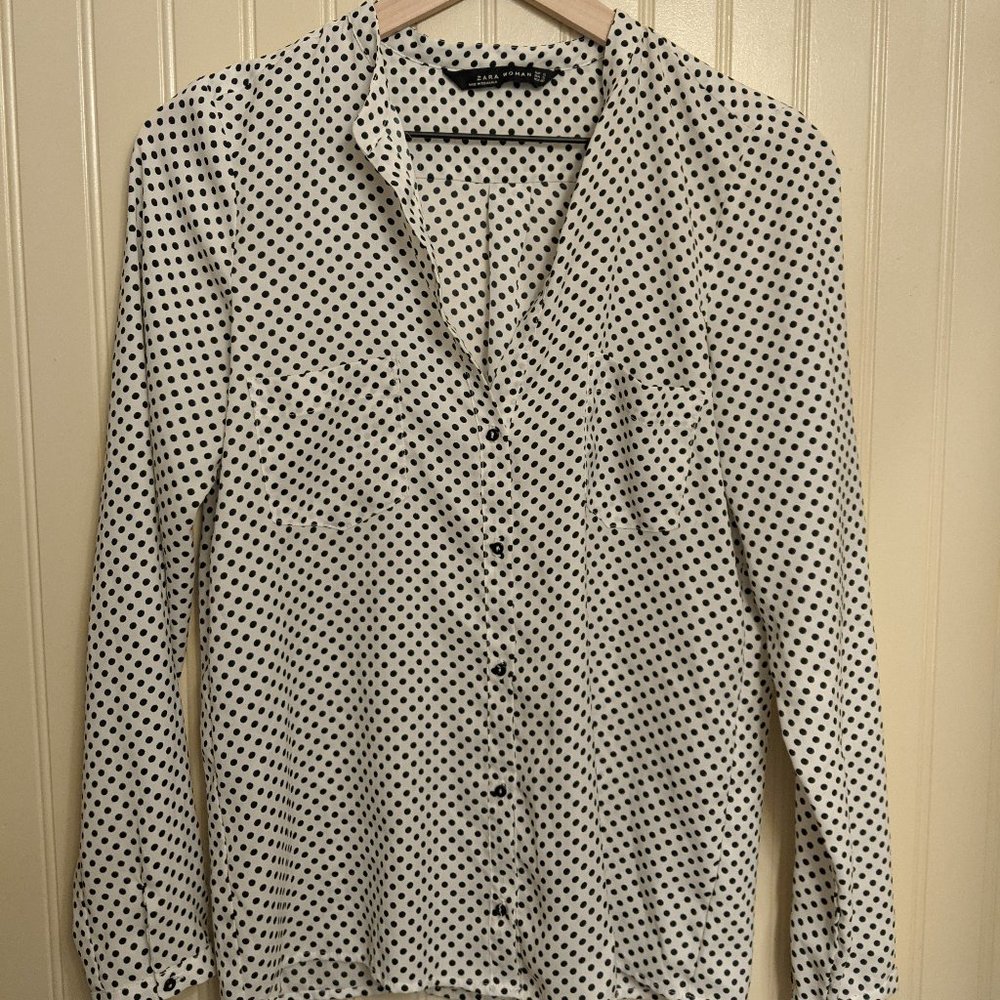 ZARA Women's Striped Top Size Small